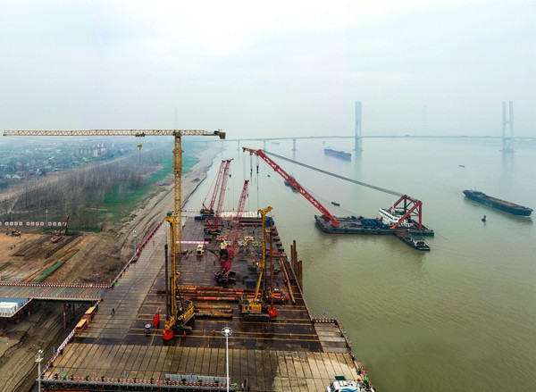 G3銅陵長江公鐵大橋拉開建設序幕